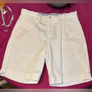 Men’s Polo Ralph Lauren Stretch Classic White Shorts Size 33   NWOT